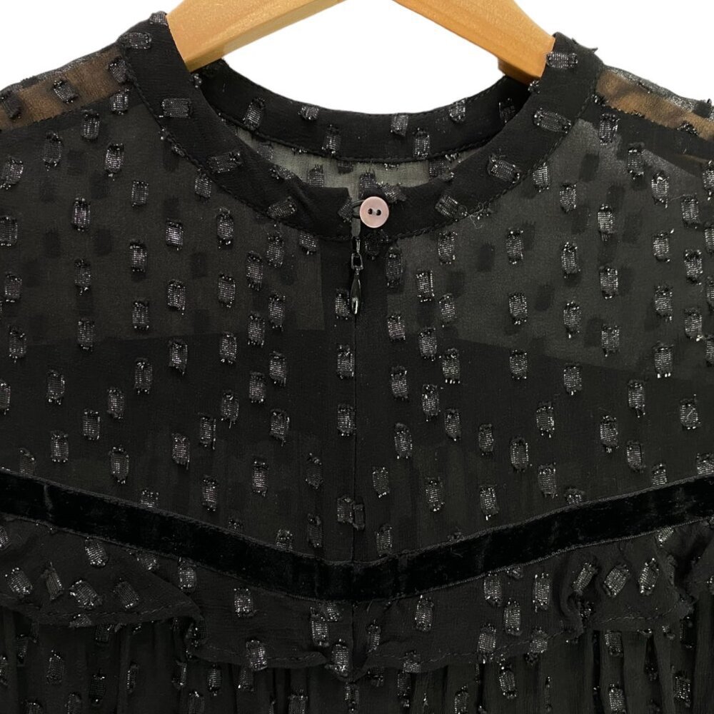 Needle & Thread sheer metallic top - Picture 7 of 12